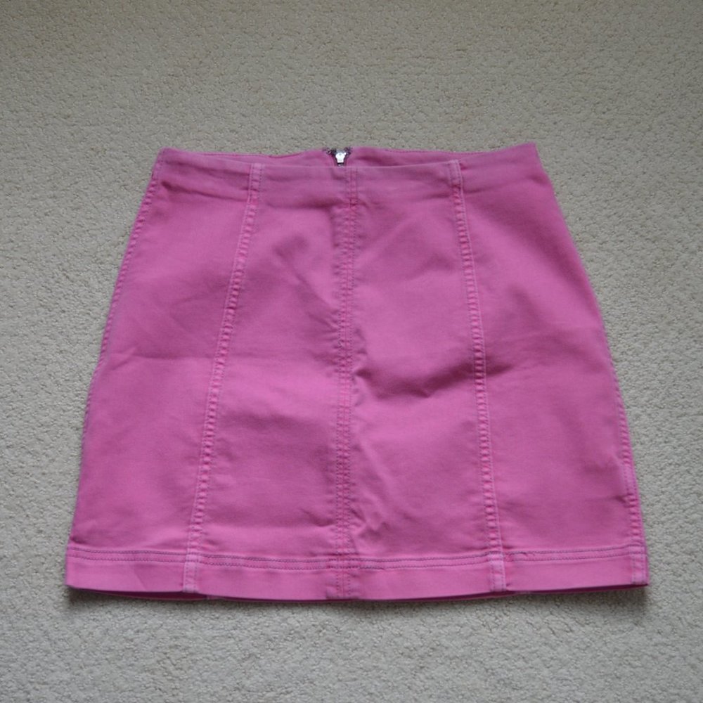 Free People Pink Mini Skirt